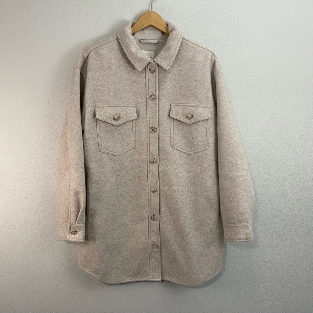 Gentle Fawn Neutral Button Up Jacket Tan Beige Women’s Large